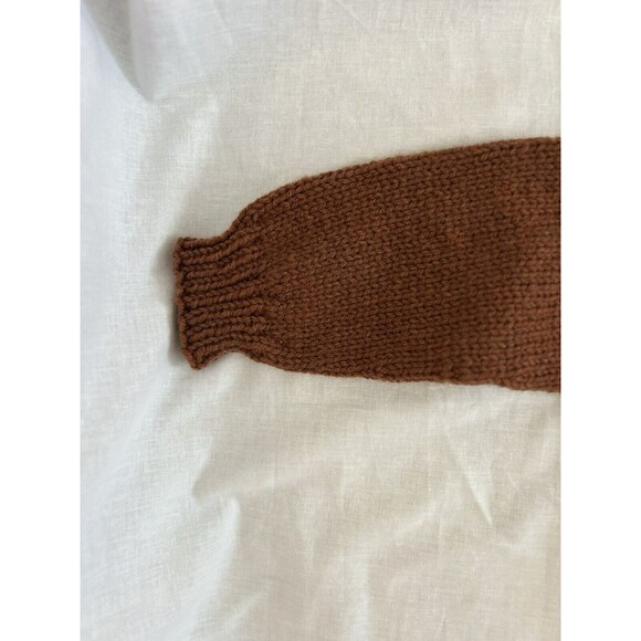 1-2T Boys Two-Tone, Hand Knitted Baby Cardigan Sweater, Warm, Soft & Comfy - Picture 12 of 14